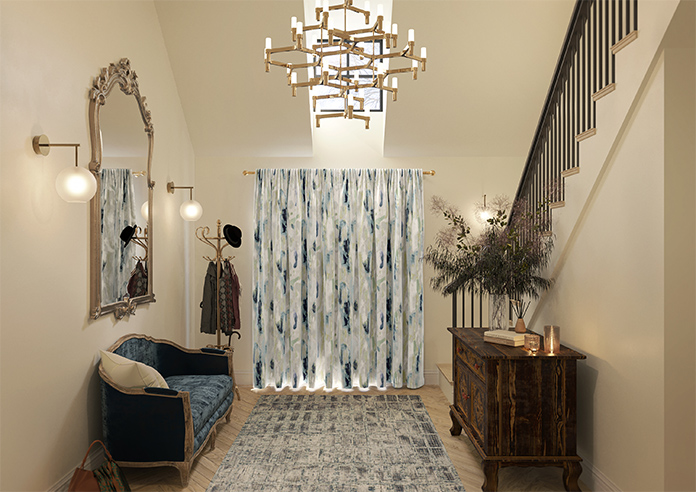 Interstellar, Teal - Made to Measure Curtains - Image 14